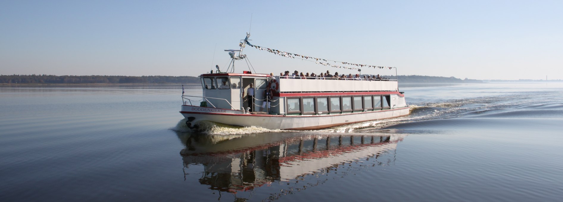 With the MS Boddenkieker from Ribnitz to Dierhagen and Wustrow, © Fahrgastbetrieb Kruse u. Voß