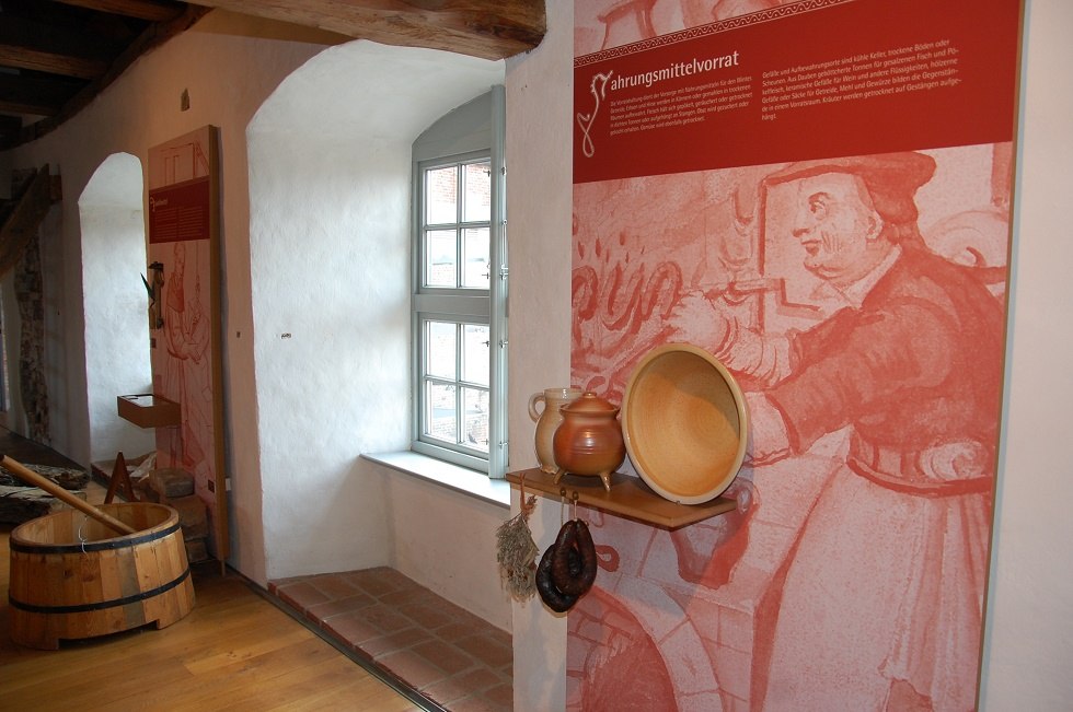 The history of the castle and town is presented in the New House., © Burg Neustadt-Glewe