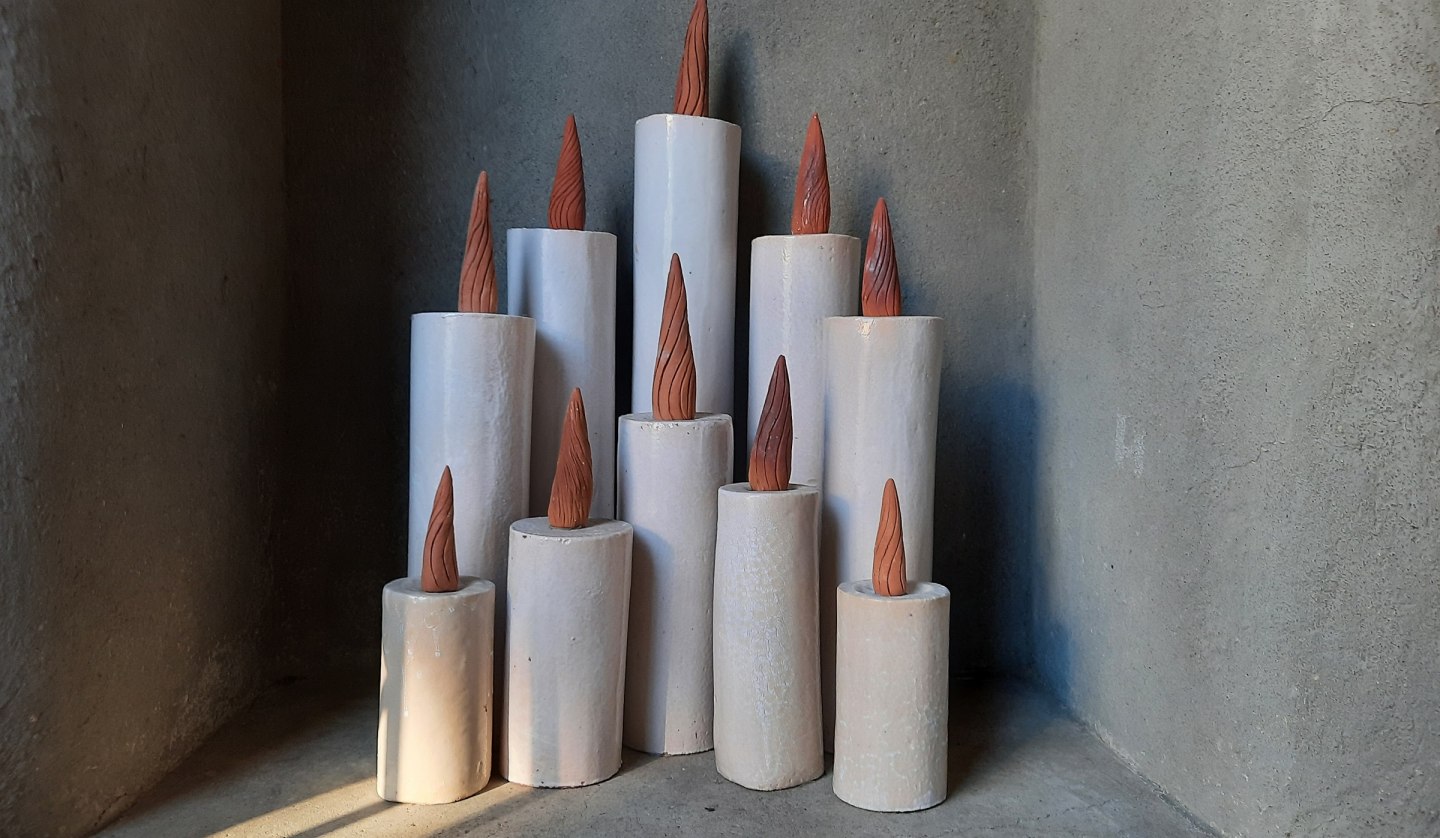 Candle monument in the Marienkirche Waren (Müritz), © Waren (Müritz) Kur- und Tourismus GmbH