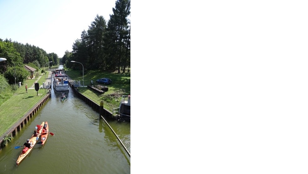 View of the Diemitz lock, © Mecklenburgische Kleinseenplatte Touristik GmbH