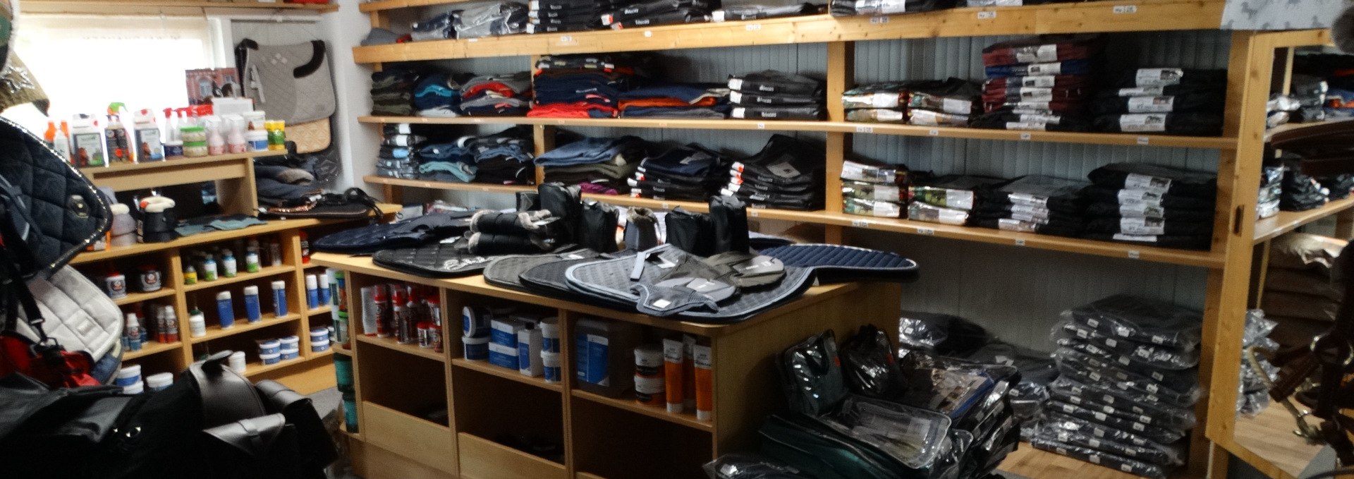 The riding store offers a wide range of products on 2 floors, © Melanie Rehm