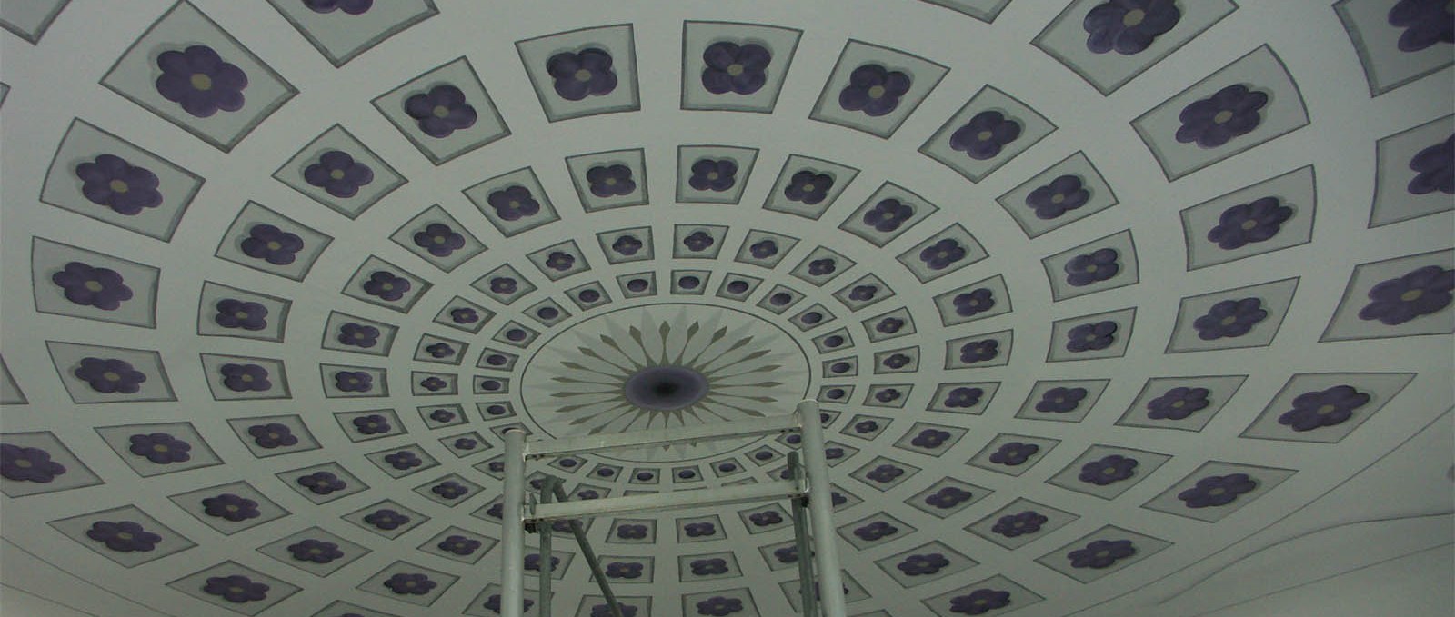 Ceiling painting reconstructed, Bobbin manor house, © Gabriele Lenkeit