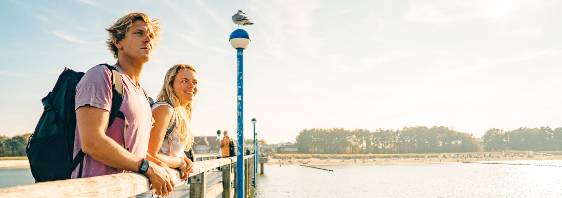 On the pier in the Baltic health spa Zingst, © TMV/Petermann