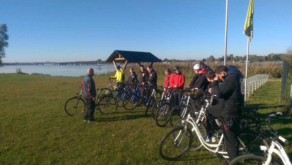 Bicycle group at the Inselsee in Güstrow, © Sven-Erik Muskulus