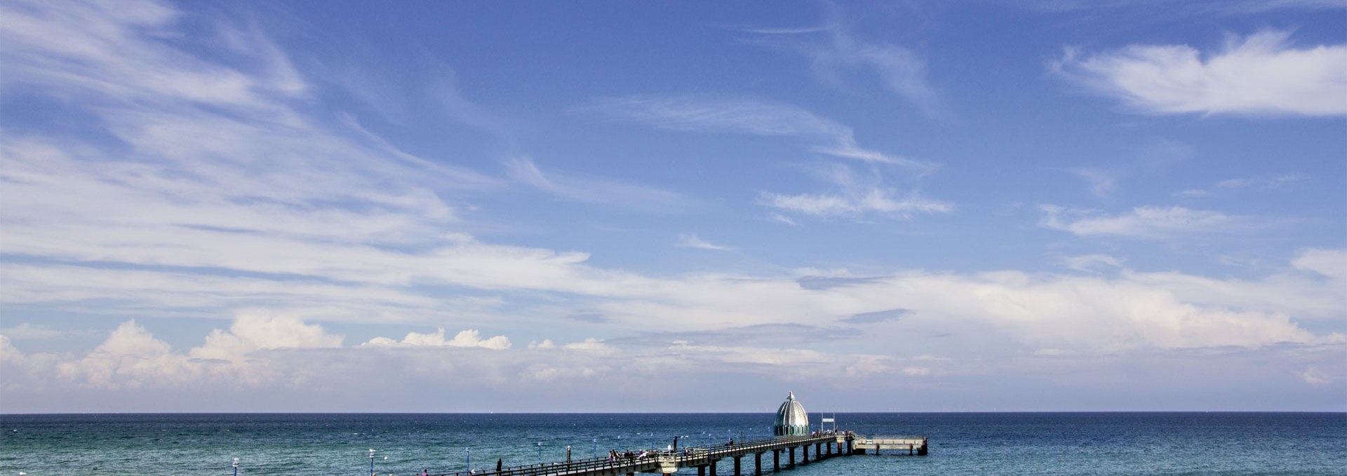 Guest attraction at the Baltic Sea - the Zingst pier., © Sarah Kunze