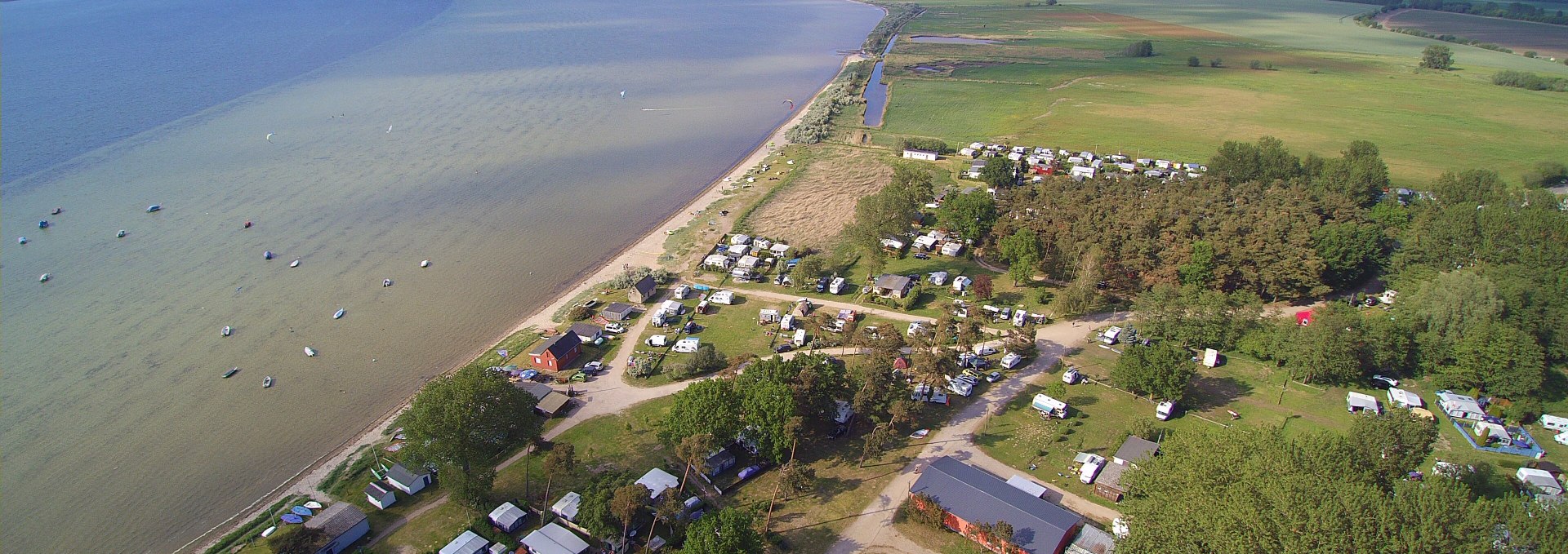 Aerial view of the campsite, © Jennifer Neumann