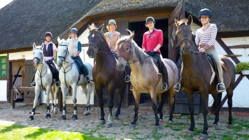 Pferdehof Schwalbennest: Sunrise rides with the boss on your own or our trained horses., © Pferdehof Schwalbennest/ Kottke