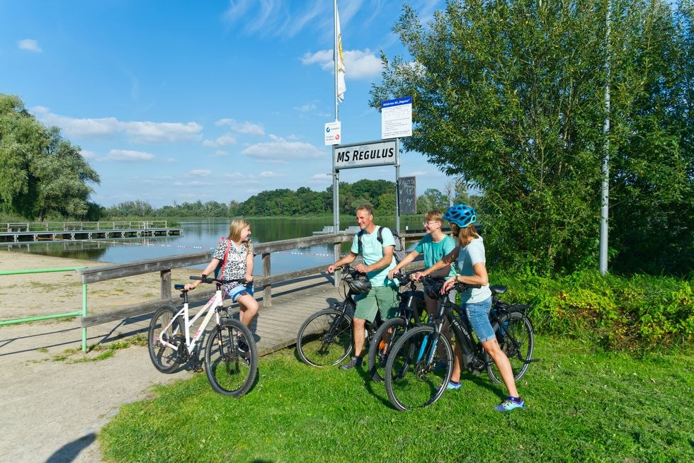 Cyclist NaturBad Teterow, © C.Drühl/Tourist-Info