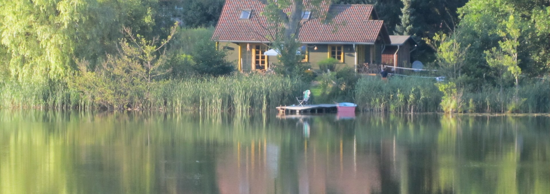 Willow house - view from the other side of the lake, © Ewald Krombholz