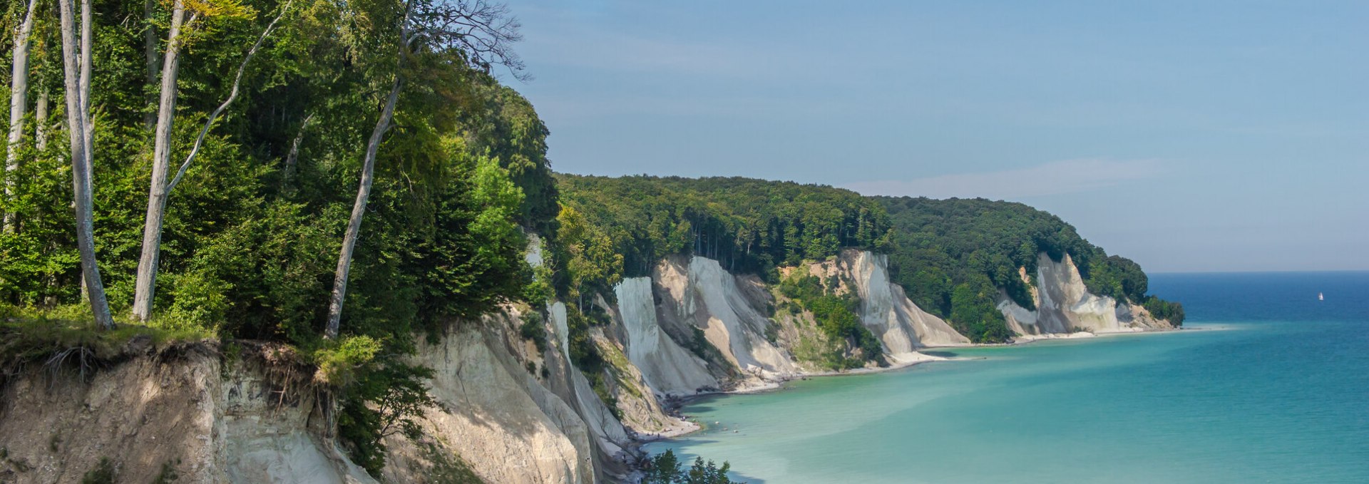 Chalk cliffs in Jasmund National Park, © TMV/Lück