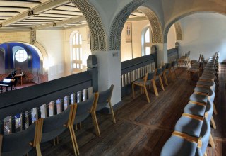 Interior view of the hospital church, © Förderverein Klinikumskirche zu Stralsund e.V.