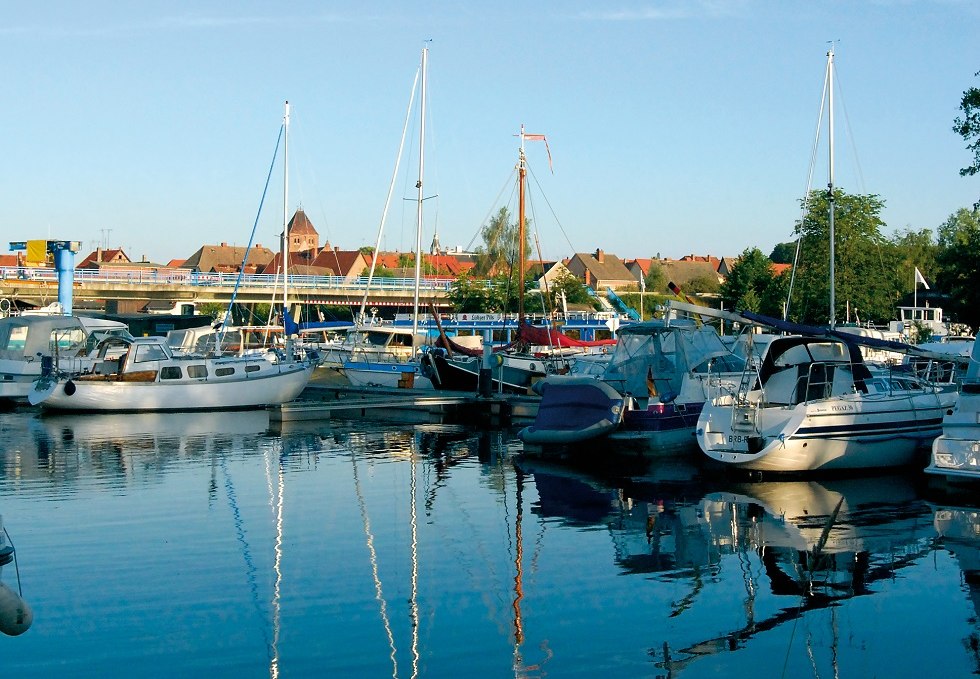 City harbor in Plau am See, © Hendrik Silbermann