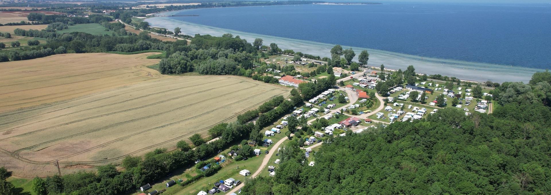 Aerial view of the ostseequelle.camp, © Campingplatz Ostseequelle GmbH