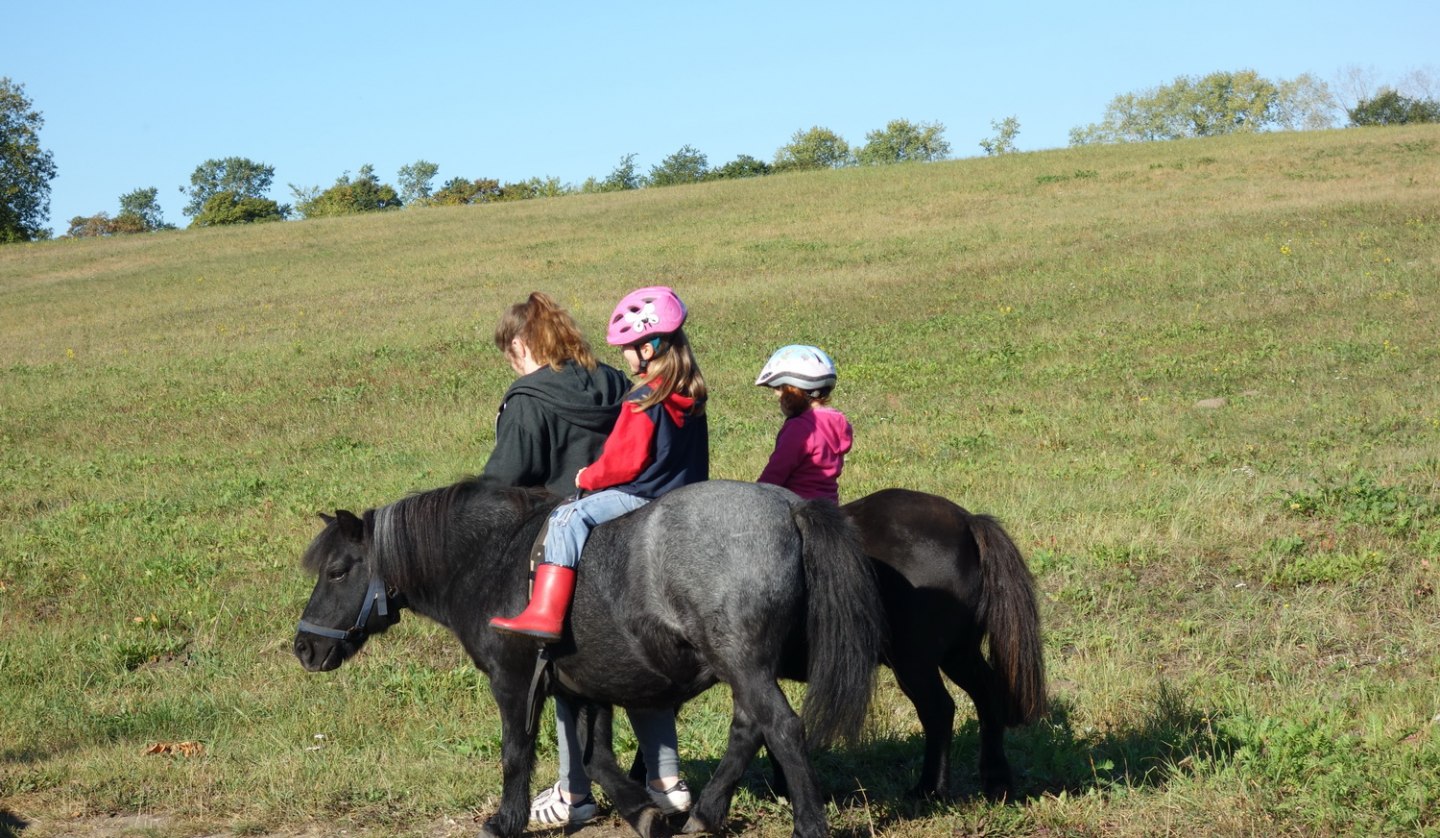 Lisa pony riding with Franklin and Tomy, © Anja Debniak