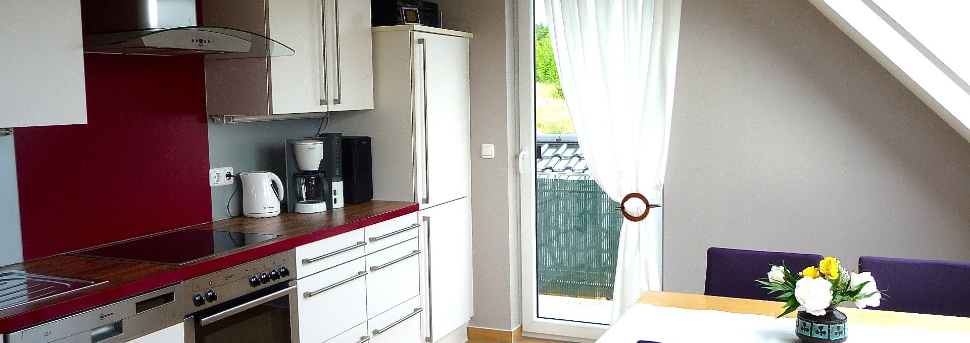 Kitchen with dining area, © A. Schäfer