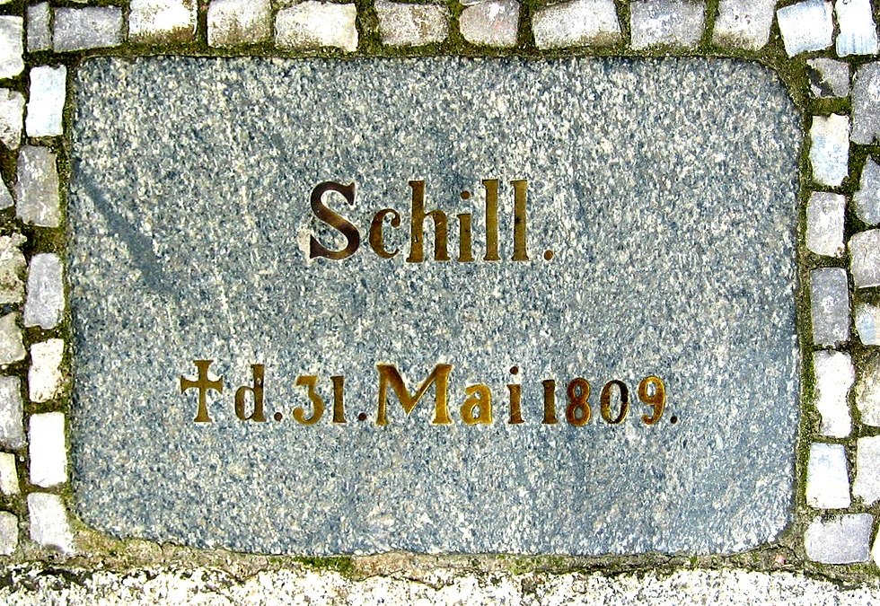 Schill memorial stone, © Tourismuszentrale Hansestadt Stralsund