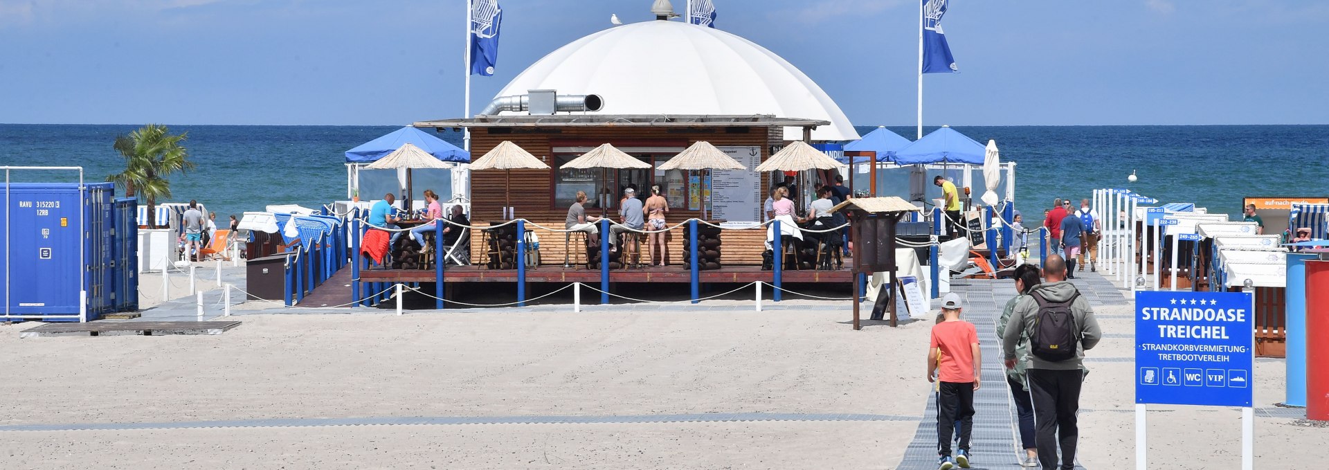 Accessible to the beach of Warnemünde, © TZRW