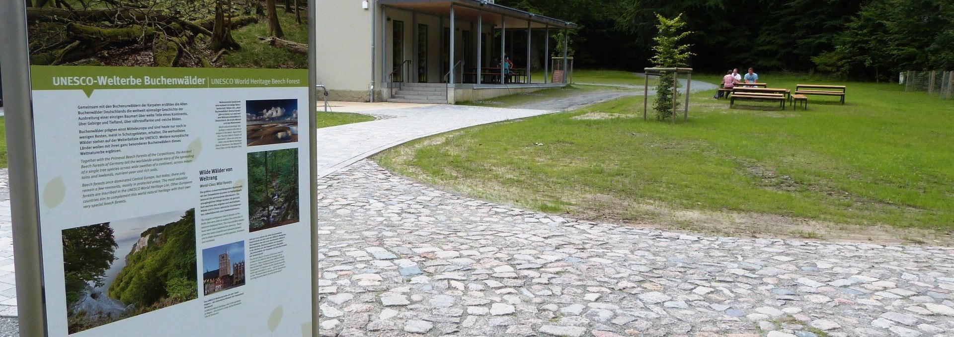 Exterior view of the UNESCO World Heritage Forum in Sassnitz, © Gesine Häfner / Nationalpark-Zentrum KÖNIGSSTUHL