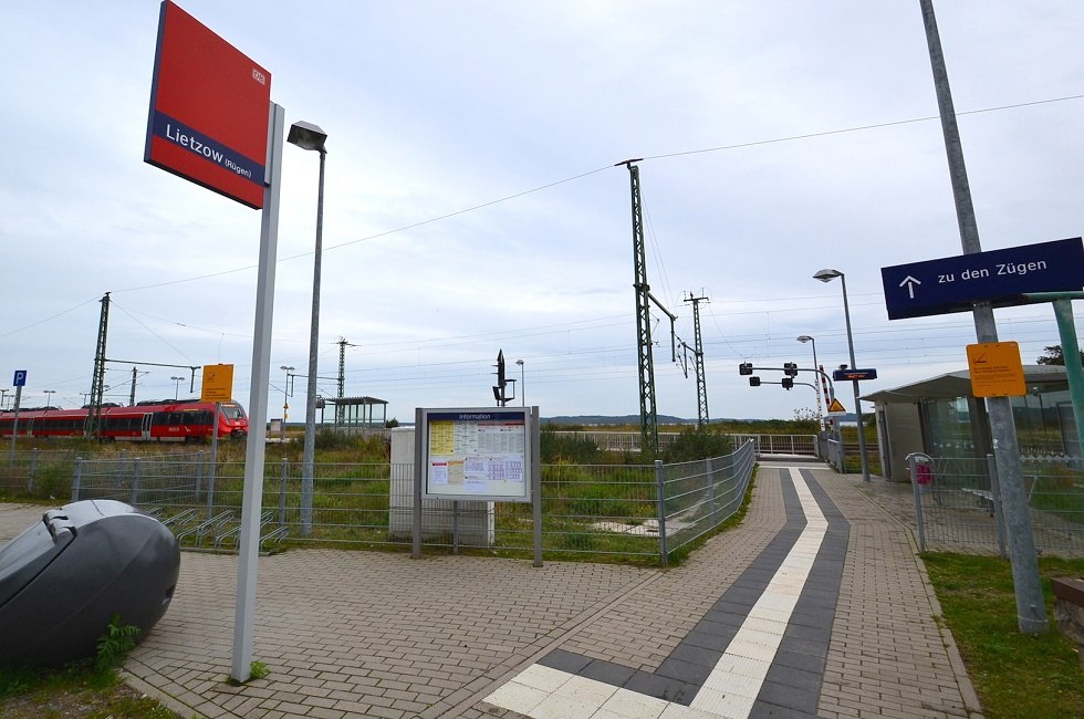 Station area in Lietzow on the island of Rügen, © Tourismuszentrale Rügen