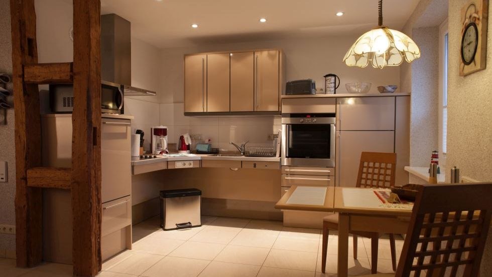 Accessible kitchen in the accessible vacation apartment in Dierhagen, © Martin Schweitzer