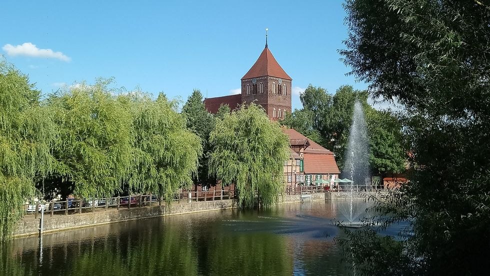 Mill pond with city mill, © Jana Koch