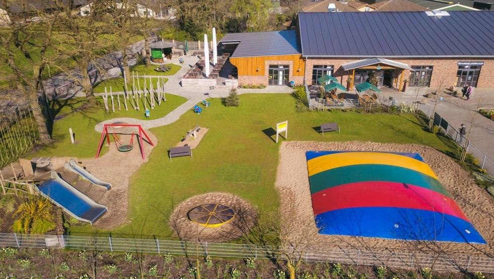 Aerial view of our large adventure playground, © SEB Fotografie