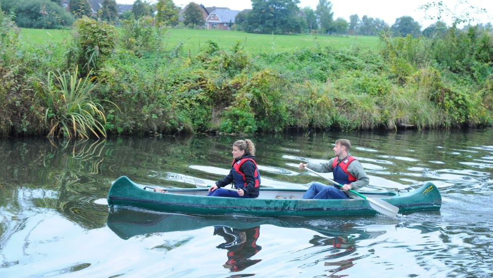 By kayak on the Mütitz-Elde waterway, © TMV/Duerst