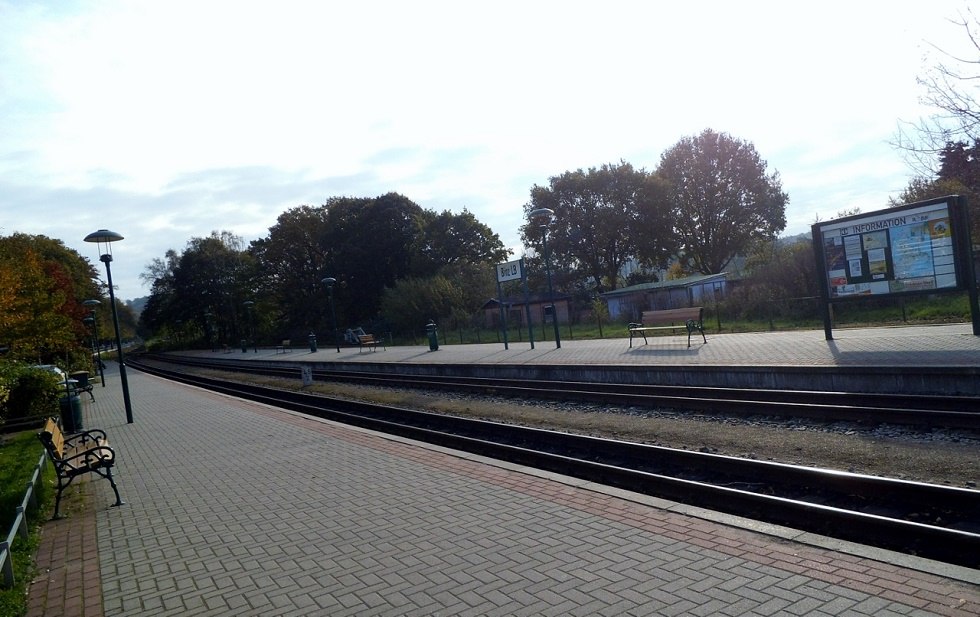 Binz small train station - platform -, © Tourismuszentrale Rügen