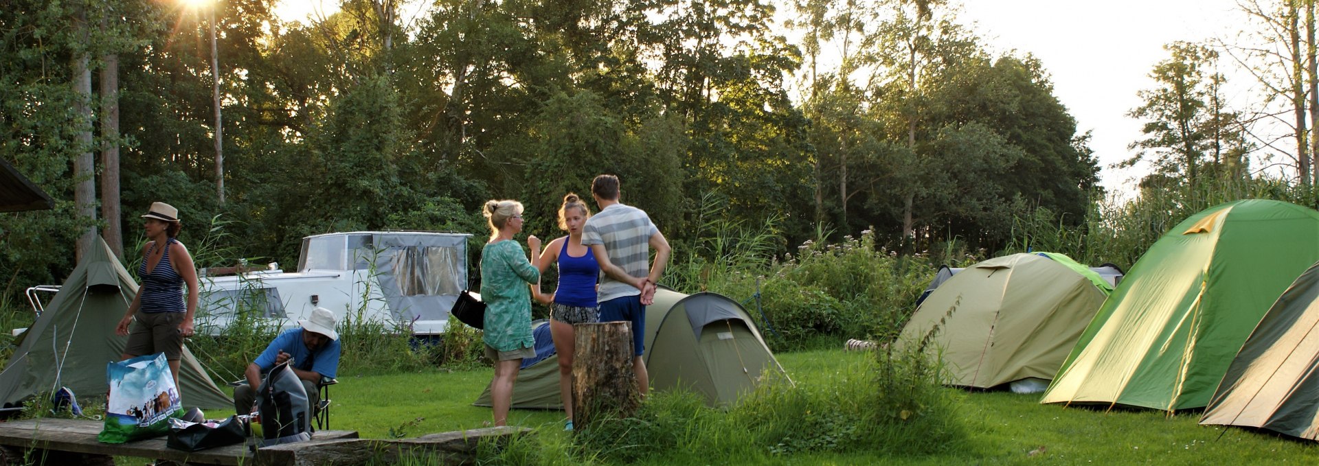 Nature camping on the Randow, © B. Ertelt