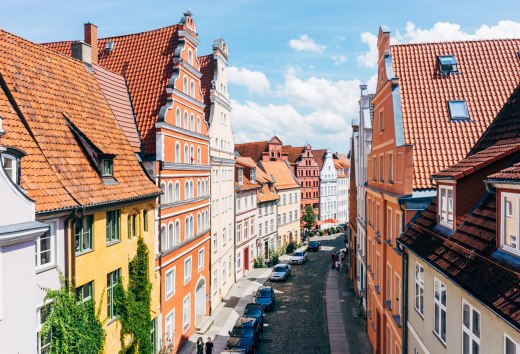 Insight into the alleys of the old town of Rostock, © TMV/Gänsicke