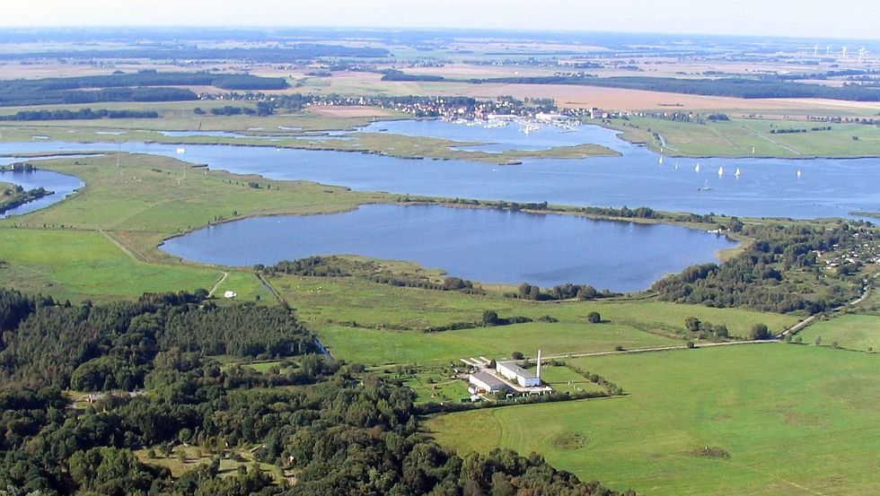 Aerial view of the school hostel Camp Peenemünde, © Uwe Wobser