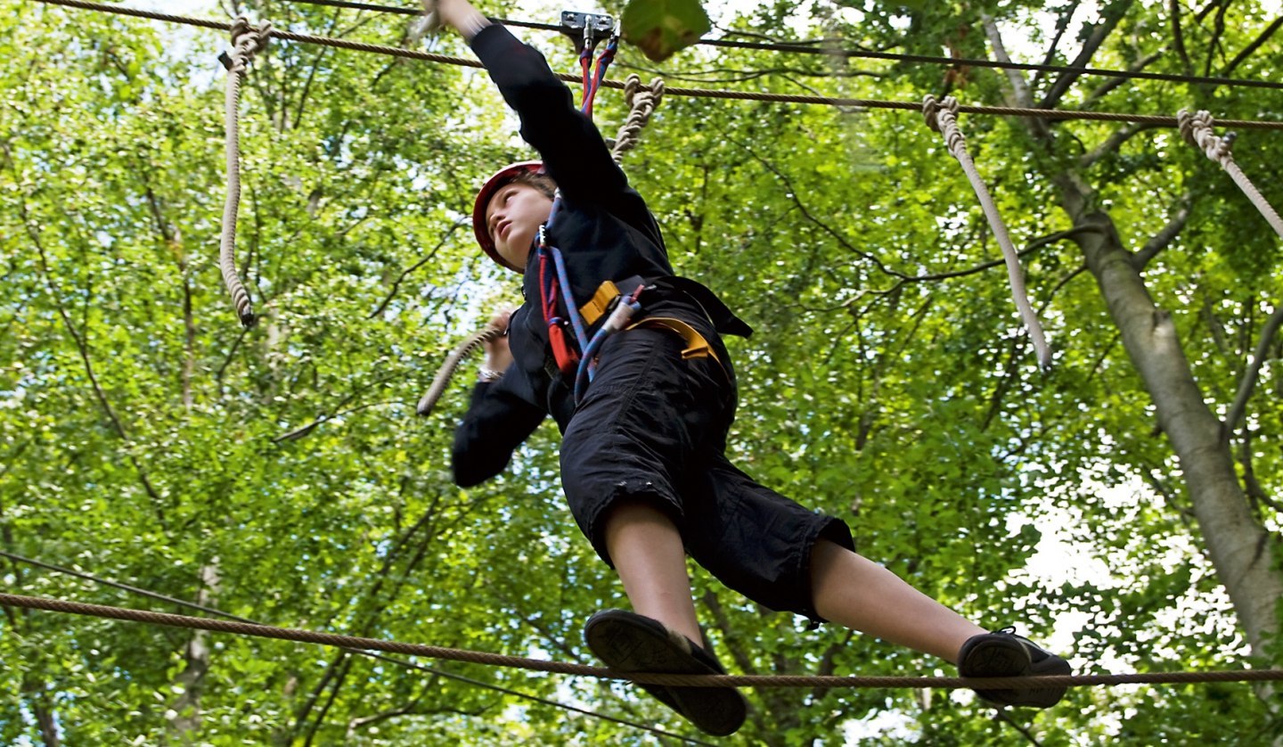 Climbing park in Plau am See, © Kletterpark Plau am See