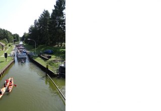 View of the Diemitz lock, © Mecklenburgische Kleinseenplatte Touristik GmbH