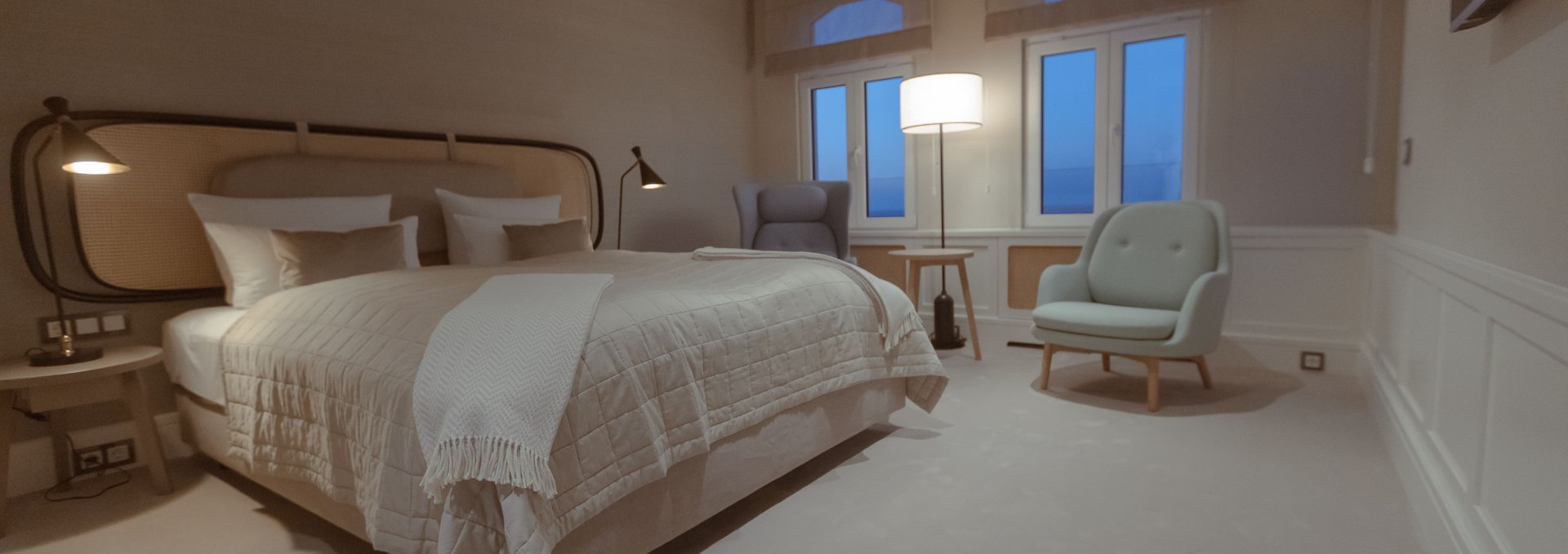 Double room with sea view, © Strandhotel Ostende