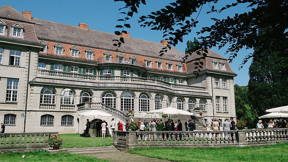 Rear view of the hunting lodge, © Jagdschloss Bellin