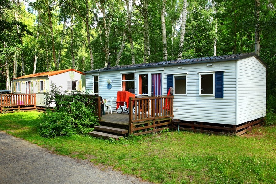 Mobile homes at the "Boek" C16 campsite, © Rene Legrand