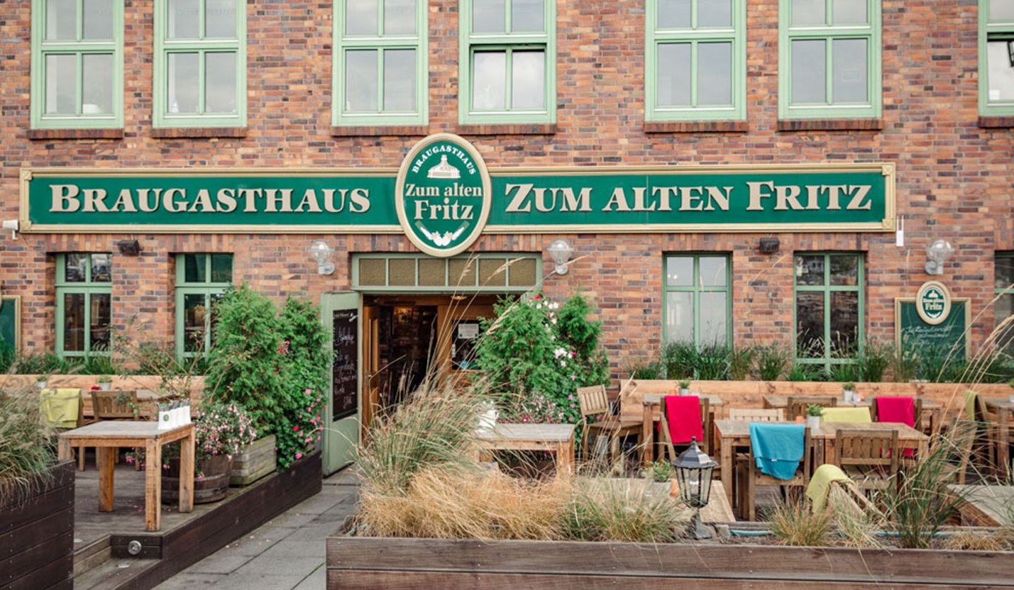 Exterior view of the brewery pub "Zum alten Fritz" Rostock, © BgH Alter Fritz/M. Krüger