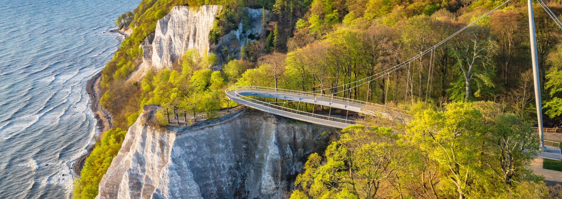 The new Skywalk on the Königsstuhl is open., © NZK | T. Allrich