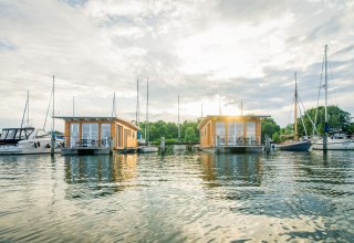 Houseboats in the natural harbor of Krummin, © Naturhafen-Krummin GmbH