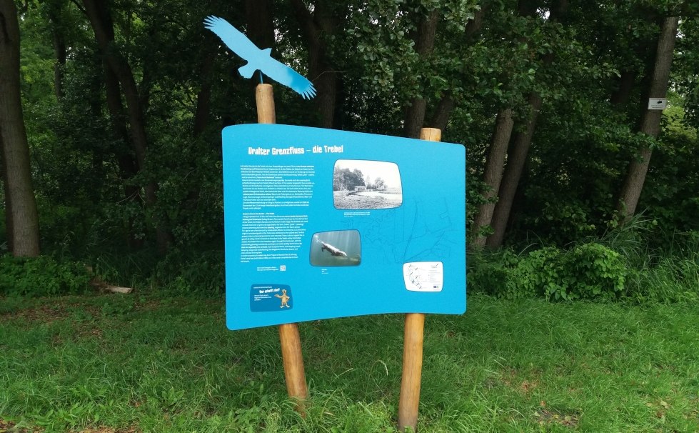 Information boards of the Trebeltal adventure trail offer explanations about the surrounding nature, © Martin Hagemann