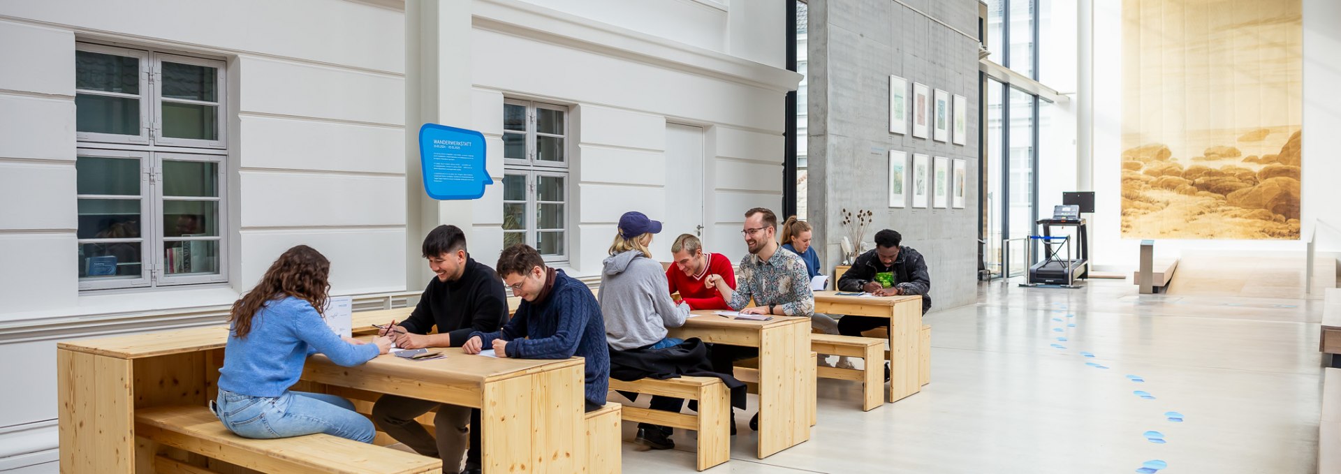 In the hiking workshop, you can get active yourself and pick up a pen or pencil!, © Pommersches Landesmuseum