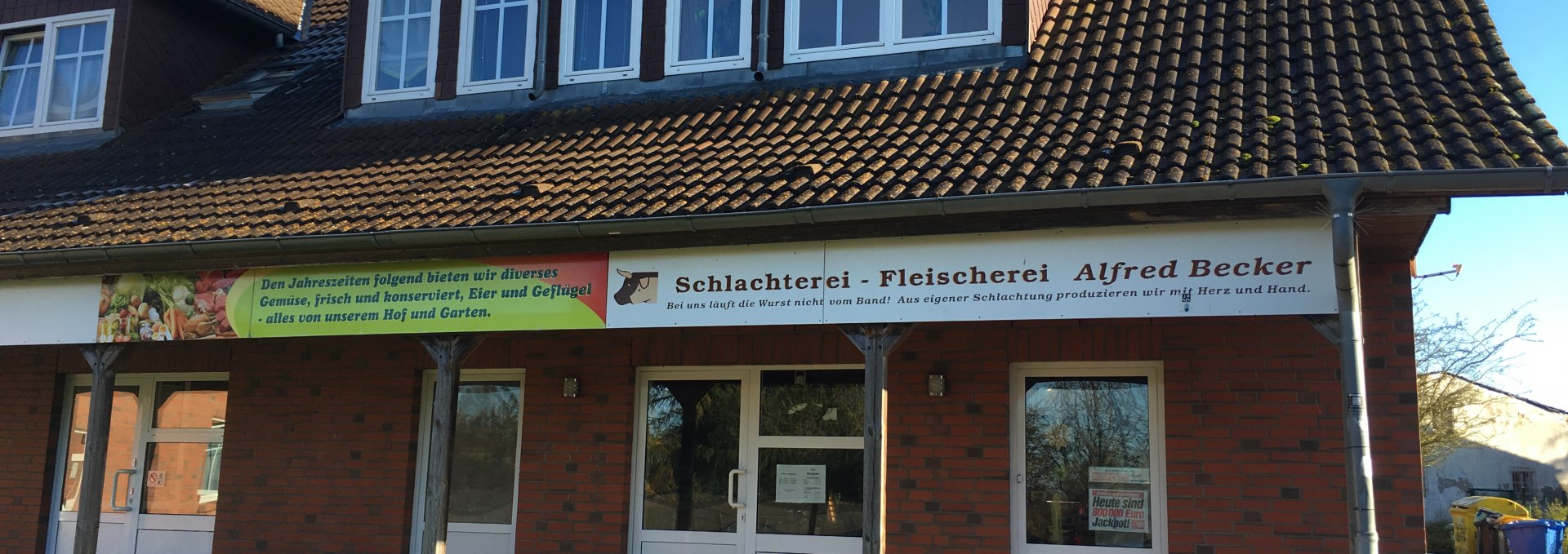 Country butcher shop with snack in Lalendorf, © MPL