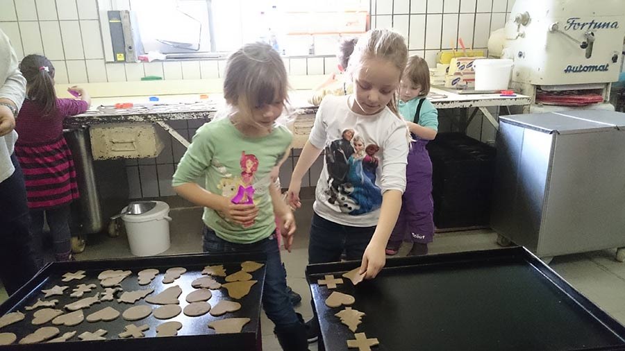 Every year again: Children's baking day, © Landbäckerei Heino Bastian