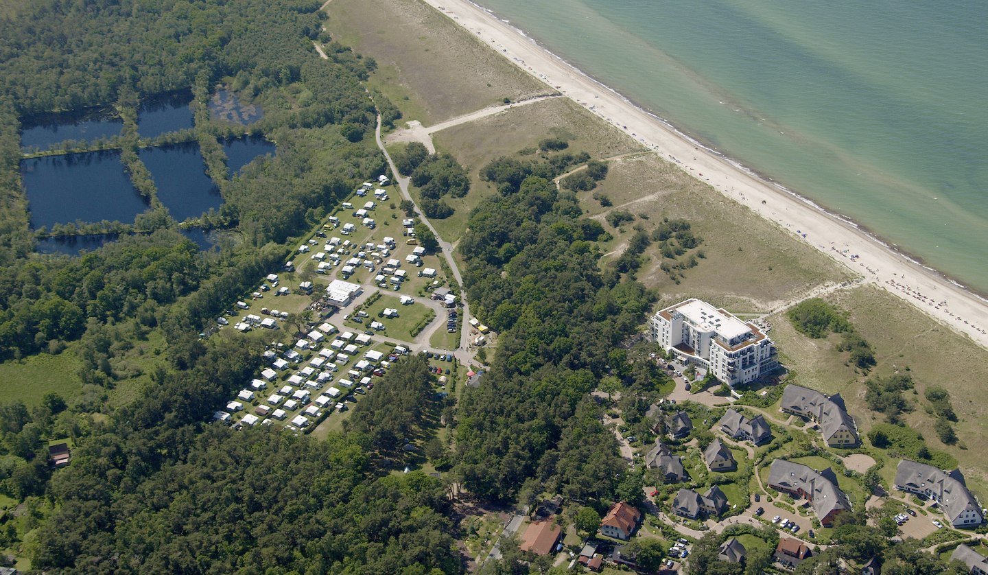 Aerial view of our campsite and surroundings, © Camping in Neuhaus