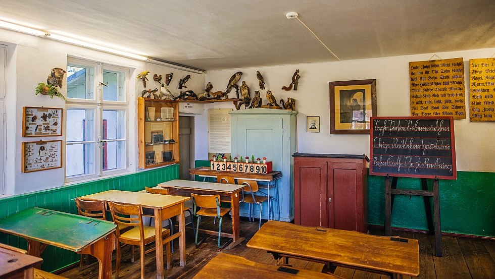 The school museum Middelhagen with its historical classroom, © TZR/C. Thiele