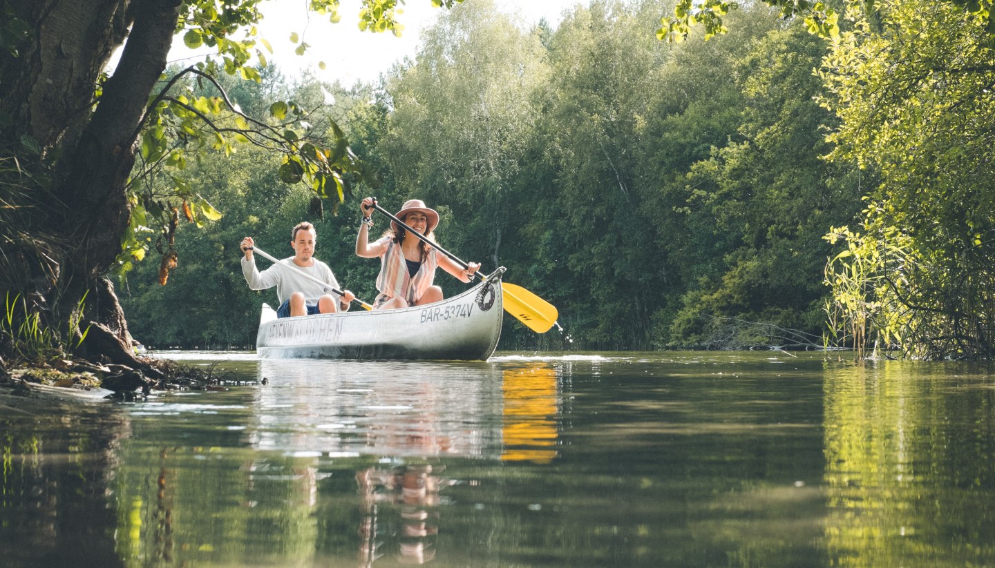 Natural canals connect the lakes in the Mecklenburg Lake District, © TMV/Witzel