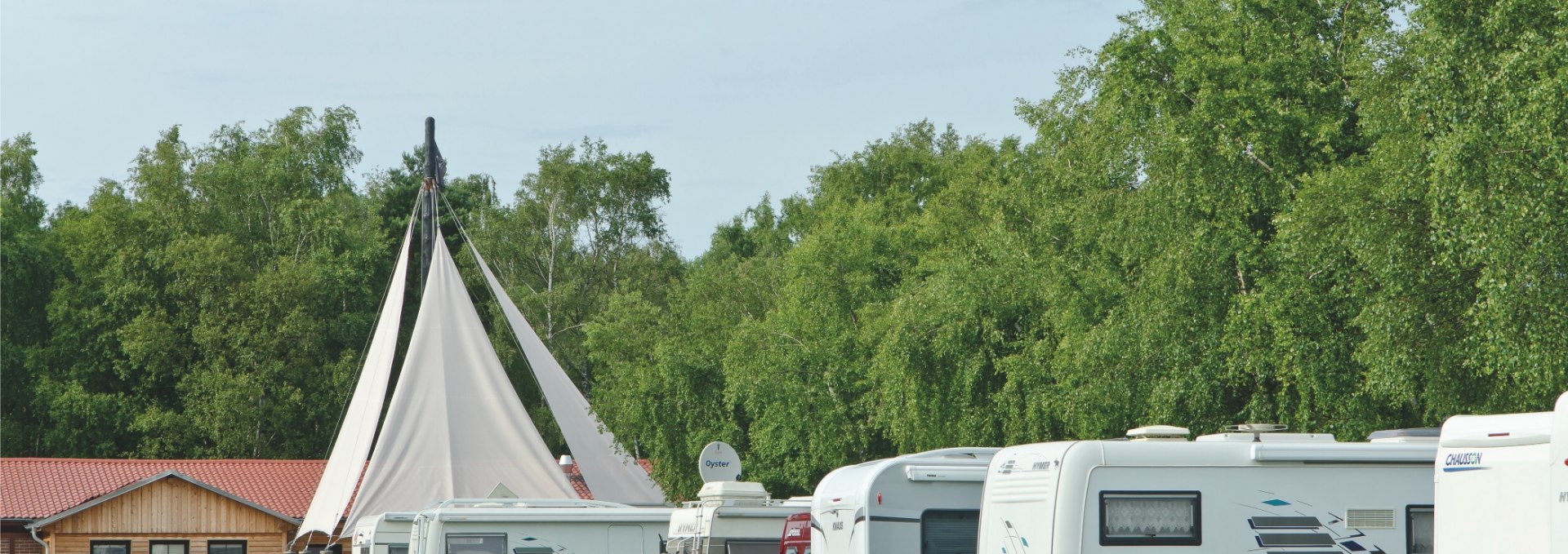 View over the motorhome port