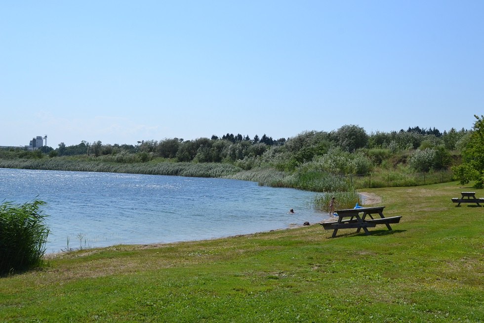 Beach area with adjacent lawn, © Lutz Werner