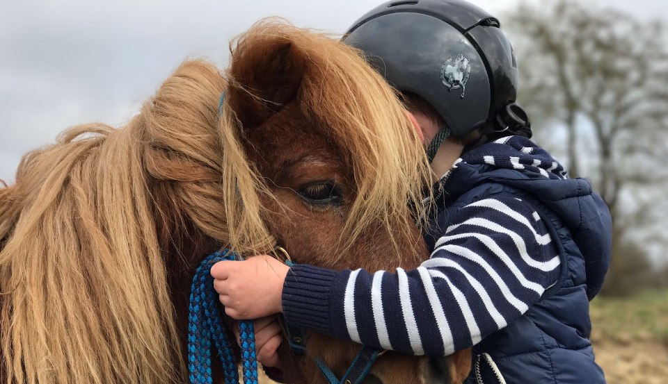 Even for the little ones can be found a pony to cuddle, © Reitanlage Rodenberg