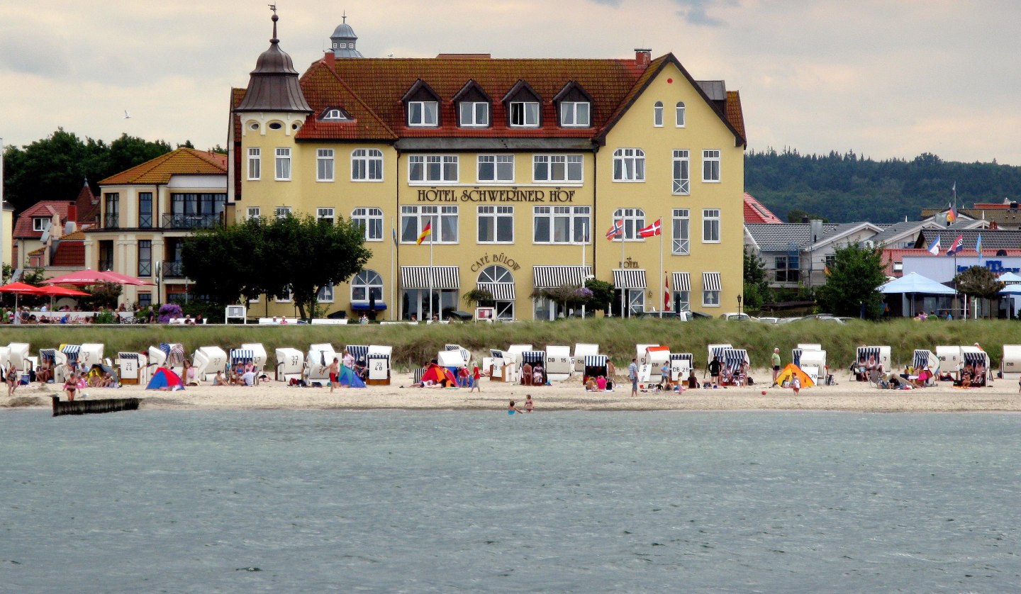 Hotel Schweriner Hof from the sea, © Stefan Bodin